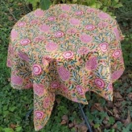 nappe carrée bistro imprimé afternoon