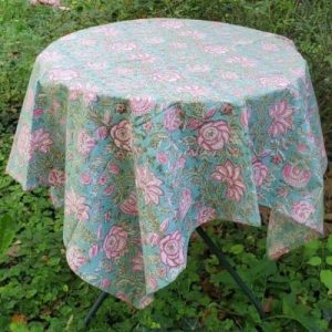 Nappe bistrot carrée, imprimé Morning