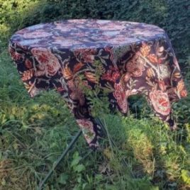 Nappe carrée bistro imprimé night