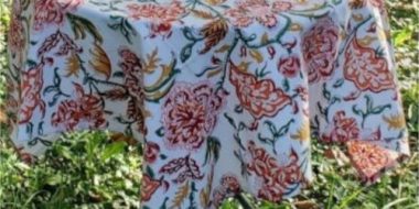 Nappe Bistrot imprimé "Spring"