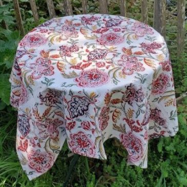 nappe carrée imprimé winter