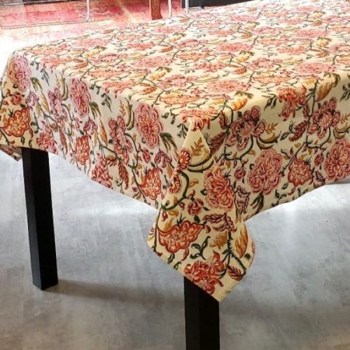 nappe carrée, imprimé spring