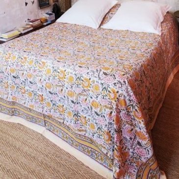 Jeté de lit, imprimé Summer