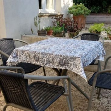 Nappe bistrot, imprimé Rain