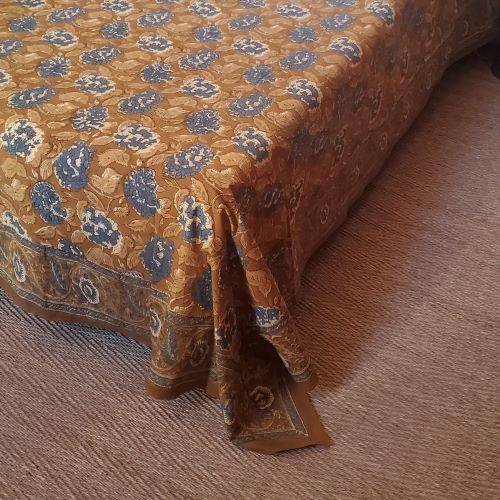 Jetés de lit imprimé Hortensia