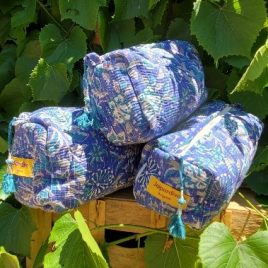 Trio de trousses de toilette imprimé Ocean