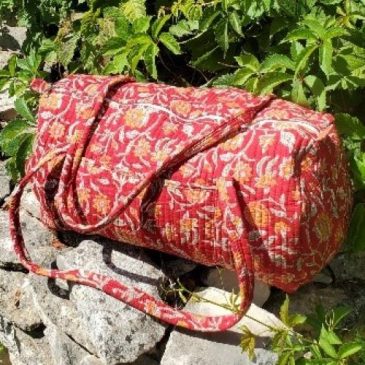 Sac week-end imprimé Fire