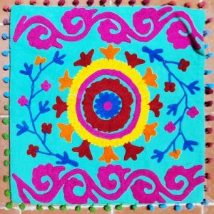 Housse de coussin Suzani