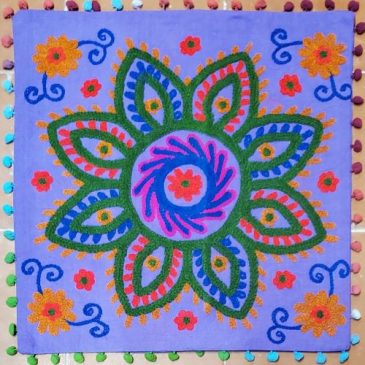 Housse de coussin Suzani