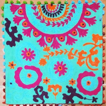 Housse de coussin Suzani