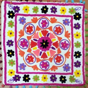 Housse de coussin Suzani