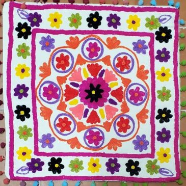 Housse de coussin Suzani