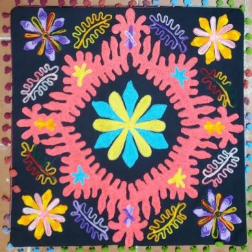 Housse de coussin Suzani