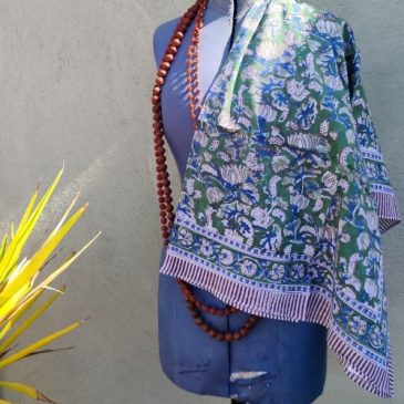 Carré coton, imprimé Palermo