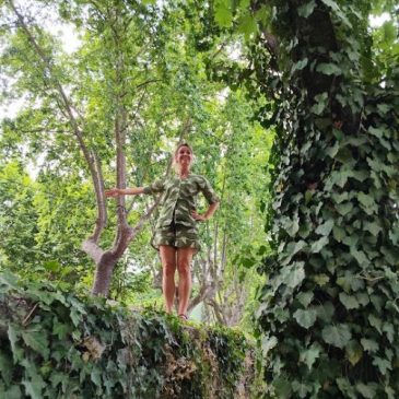 Pyjama court, veste et short avec poches, voile de coton